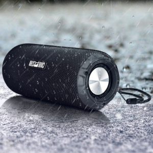 Chialstar M2 Portable Bluetooth Speakers 12W Wireless Sports Cool IPX 6 Waterproof Outdoor Music Speaker Black